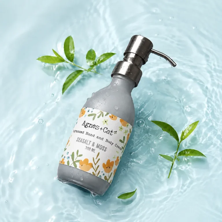 Agnes + Cat hand and body cream in water